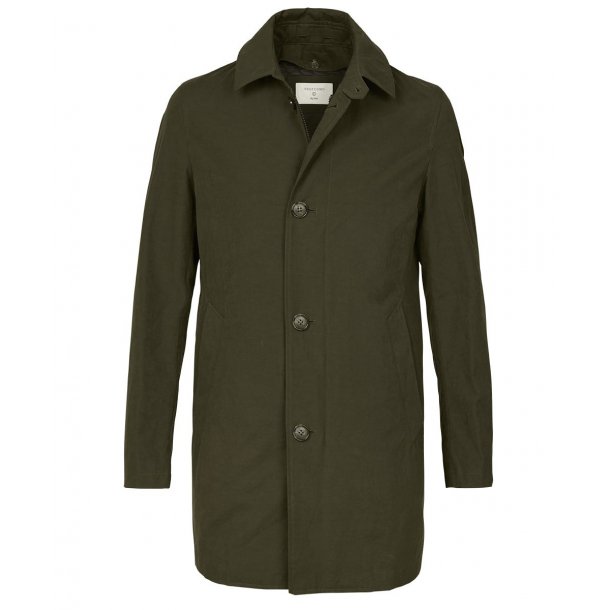 Elegancki zielony płaszcz przeciwdeszczowy Profuomo