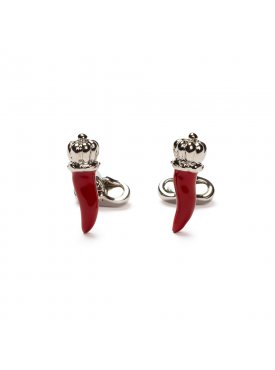 Spinki do Mankietów VAN THORN Róg Obfitości / Corno (papryczka)