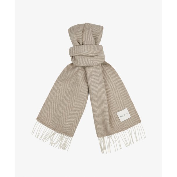 ecrue szal profuoma 100 wełna jagnięca