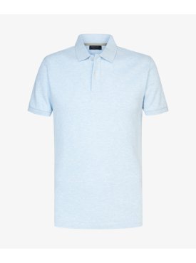 Męska koszulka polo jasnoniebieska Profuomo 