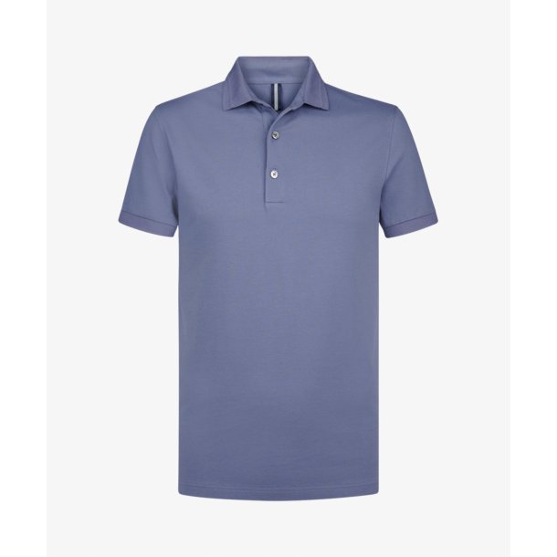 Męska koszulka polo szara Mid blue Profuomo 