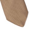 Elegancki beżowy krawat VAN THORN z grenadyny garza fina2