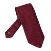 Elegancki bordowy krawat VAN THORN z grenadyny garza grossa 1