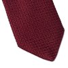 Elegancki bordowy krawat VAN THORN z grenadyny garza grossa 2