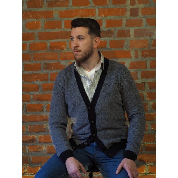 kardigan męski z wełny merino