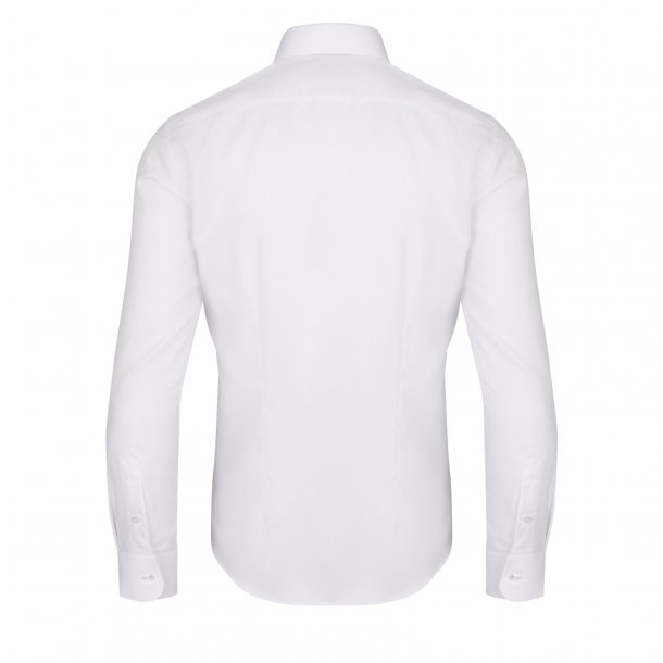 biała koszula z mankietem na guziki 4