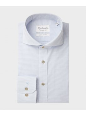 Stylowa koszula Michaelis w biało-niebieskie paski