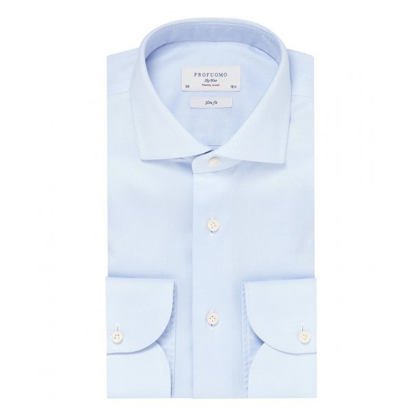 Elegancka błękitna koszula męska Profuomo TRAVEL