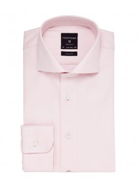 Elegancka różowa koszula męska taliowana, SLIM FIT